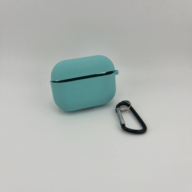 Чохол для навушників Full Silicone Case with Microfiber Apple AirPods Pro 2 (23) Sea Blue