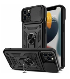 Чохол-броня Ring Serge Armor ShutCam Case для Apple iPhone 13 Pro (Чорний)