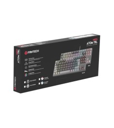 Клавіатура Fantech ATOM MK876 Blue Switch (Чорний)