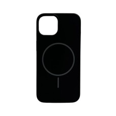 Силикон Original Round Case with MagSafe Apple iPhone 13 Pro Max (07) Black