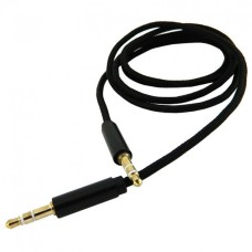Кабель-AUX Walker H174 Slim (3.5 мм до 3.5 мм) (Чорний)