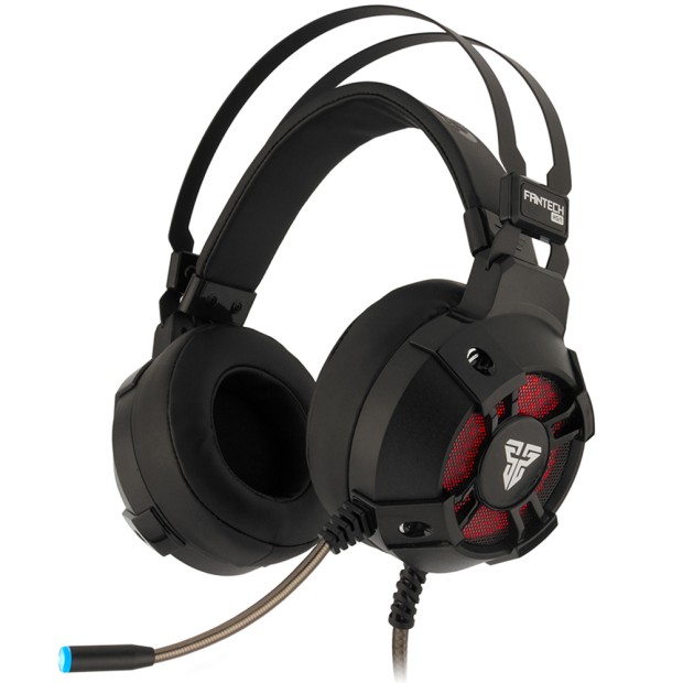 Проводные накладные игровые наушники-гарнитура Fantech Captain 7.1 HG11 RGB (Чёрный)