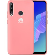 Силикон Original 360 Case Logo Huawei P40 Lite E (Розовый)