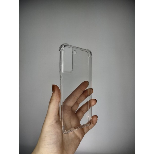 Силіконовий чохол 6D для Samsung Galaxy S22 Plus (Прозорий)