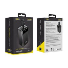 PowerBank Yoki MaxCap 40000mAh 65W (Black) YK-PMC4061