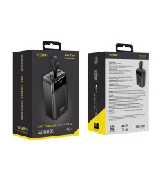 PowerBank Yoki MaxCap 40000mAh 65W (Black) YK-PMC4061