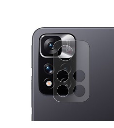 Захисне 3D скло на камеру Xiaomi Redmi Note 11 Pro Plus чорне