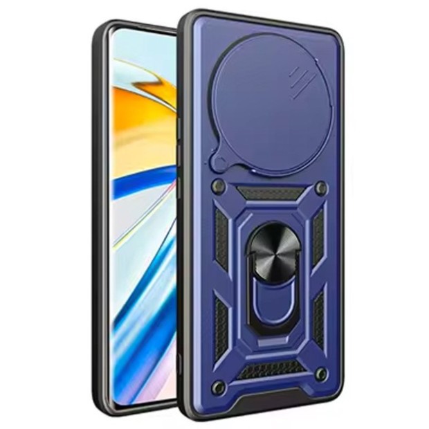 Чохол Ring Serge Armor Case для Xiaomi Redmi A3 (захист камери) (синій)