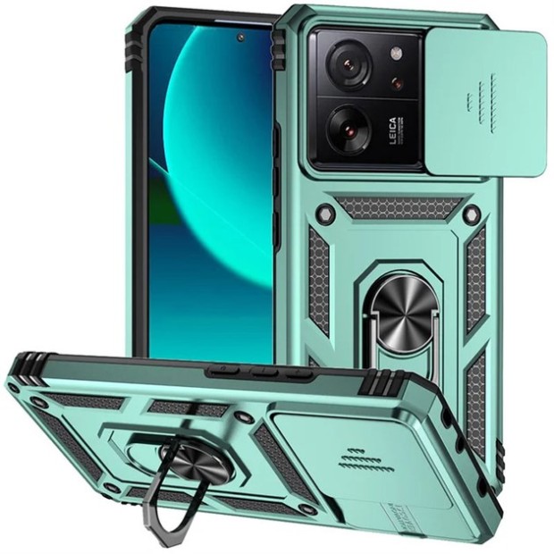 Броньований чохол Ring Serge Armor Case для Xiaomi Redmi 13C / Poco C65 (ShutCam) (Зелений) Броньований чохол Ring Serge Armor Case для Xiaomi Redmi 13C / Poco C65 (ShutCam) (Зелений)