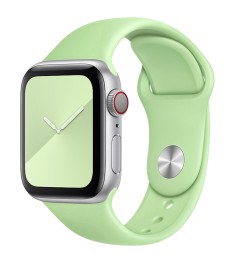 Apple Watch ремінець силіконовий 38  /  40 мм (10) м'ятний.