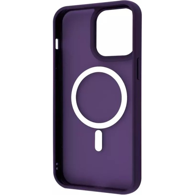 Чохол WAVE Matte Insane Case з MagSafe для iPhone 15 Pro (Глибокий Пурпурний)