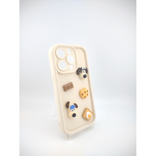 Чохол Pretty Things Case для Apple iPhone 14 Pro (білий / печиво)