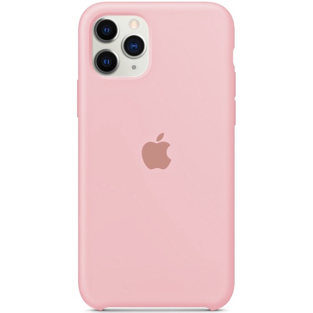Силіконовий оригінальний чохол Apple для iPhone 11 Pro (08) рожевий пісок.