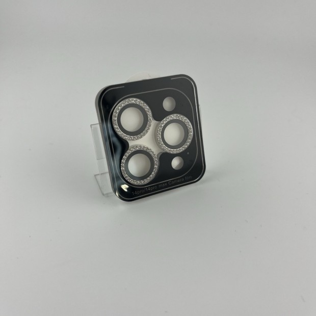Захисне скло на камеру Diamond Glass для Apple iPhone 14 Pro  /  14 Pro Max (Сріблястий)
