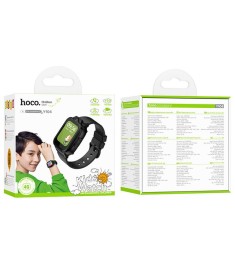 Детские смарт-часы Hoco Y104 4G GPS (Чёрный)