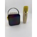 Мікрофон-караоке з колонкою Bluetooth RGB (Бежевий)
