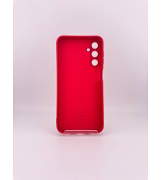 Силіконовий чохол Original Samsung Galaxy A24 (ShutCam) (Темно-червоний)