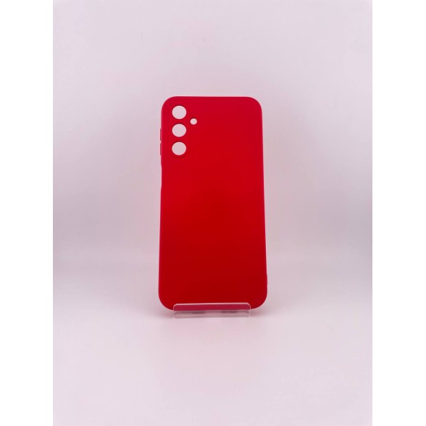 Силіконовий чохол Original Samsung Galaxy A24 (ShutCam) (Темно-червоний)