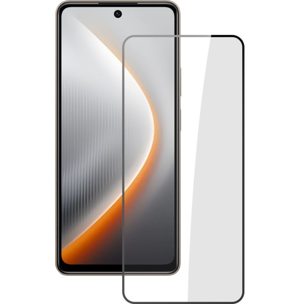 Захисне скло 5D Standard Tecno Pova 7 4G Чорне