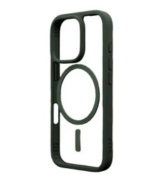 Чохол iLeraGo ColorAnt Clear для Apple iPhone 16 Pro (глибокий зелений) iLGCAClC..