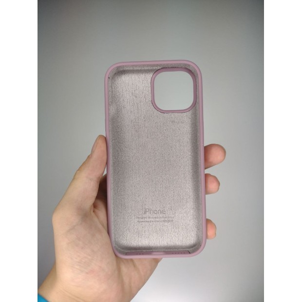 Оригінальний силіконовий чохол-кейс для Apple iPhone 15 Plus (01) у кольорі Bilberry