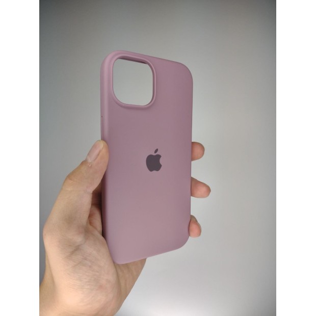 Силикон Original Round Case Apple iPhone 15 Plus (01) Bilberry Силикон Original Round Case Apple iPhone 15 Plus (01) Bilberry