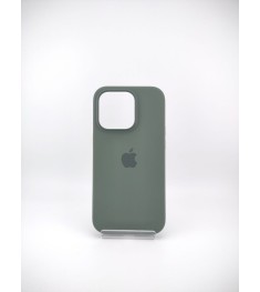 Чохол Silicone Case with MagSafe для Apple iPhone 14 Pro (оливковий)