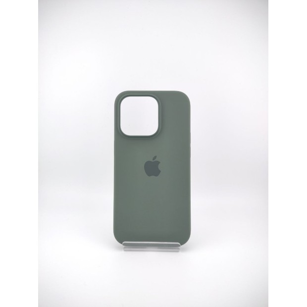 Чохол Silicone Case with MagSafe для Apple iPhone 14 Pro (оливковий)