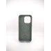 Чохол Silicone Case with MagSafe для Apple iPhone 14 Pro (оливковий)