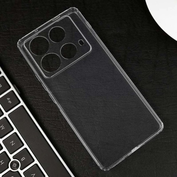 Силікон 6D Infinix Note 40 4G (ShutCam) (Прозорий)