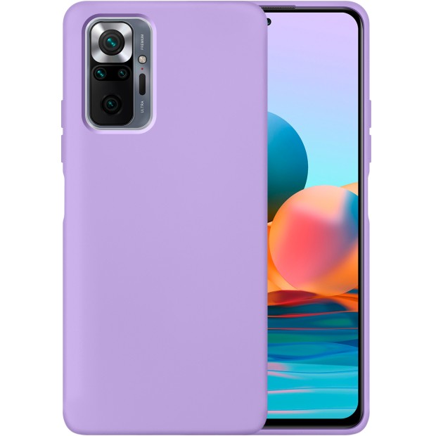 Силикон Original Xiaomi Redmi Note 10 Pro / Note 10 Pro Max (Фиалковый)