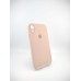 Оригінальний чохол Silicon Square RoundCam для Apple iPhone XR (08) рожевий пісок