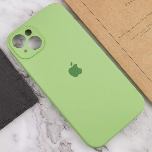 Силикон Original RoundCam Case Apple iPhone 13 (83) Avocado