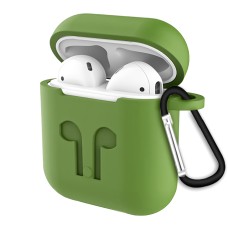 Full Silicone Case для навушників Apple AirPods 1  /  2 (46) Глибокий Зелений