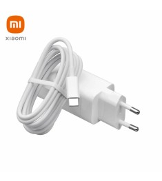 ЗП-адаптер Xiaomi Gan 2в1 67Вт (1Type-C  /  1USB) + кабель Type-C (білий)