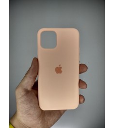 Оригінальний силіконовий чохол Apple iPhone 11 Pro (Грейпфрут)