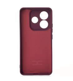 Силикон Original Xiaomi Redmi Note 14 (ShutCam) (Бордовый)