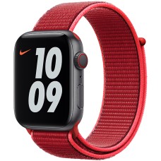 Ремешок Nylon Apple Watch 42 / 44 mm (Красно-розовый) Ремешок Nylon Apple Watch 42 / 44 mm (Красно-розовый)