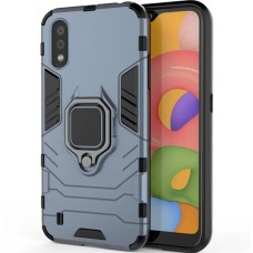 Бронь-чехол Ring Armor Case Samsung Galaxy A01 (2020) (Пыльная бирюза)