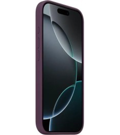Силіконовий оригінальний круглий чохол Apple iPhone 16 Pro (58) Виноградний.