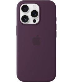 Силіконовий оригінальний круглий чохол Apple iPhone 16 Pro (58) Виноградний.