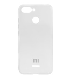 Накладка Glass Case Xiaomi Redmi 6 (белый) Накладка Glass Case Xiaomi Redmi 6 (белый)