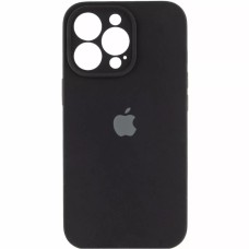 Силикон Original RoundCam Case Apple iPhone 15 Pro Max (07) Black