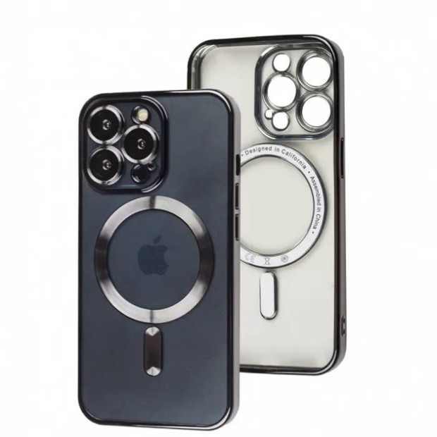 Чохол UMKU Shining з MagSafe для Apple iPhone 11 Pro Max (Чорний)