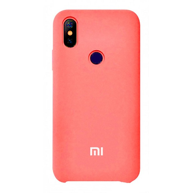 Силіконовий чохол Original 360 Case Logo для Xiaomi Mi6x  /  Mi A2 (Малиновий)