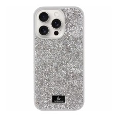 Чехол Bling World Rock Diamond iPhone 16 Pro Max (Silver)