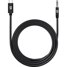 Кабель AUX ArmorStandart 3,5 to Type-C (1m) (Чорний) AR