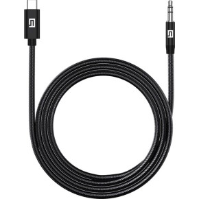 Кабель AUX ArmorStandart 3,5 to Type-C (1m) (Чёрный) AR