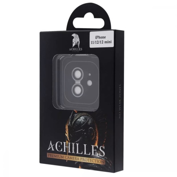 Захисне скло на камеру Achilles для Apple iPhone 11  /  12  /  12 mini (сріблястий)