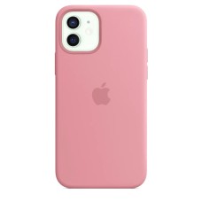 Силіконовий оригінальний чохол для Apple iPhone 13 mini (14) рожевий.